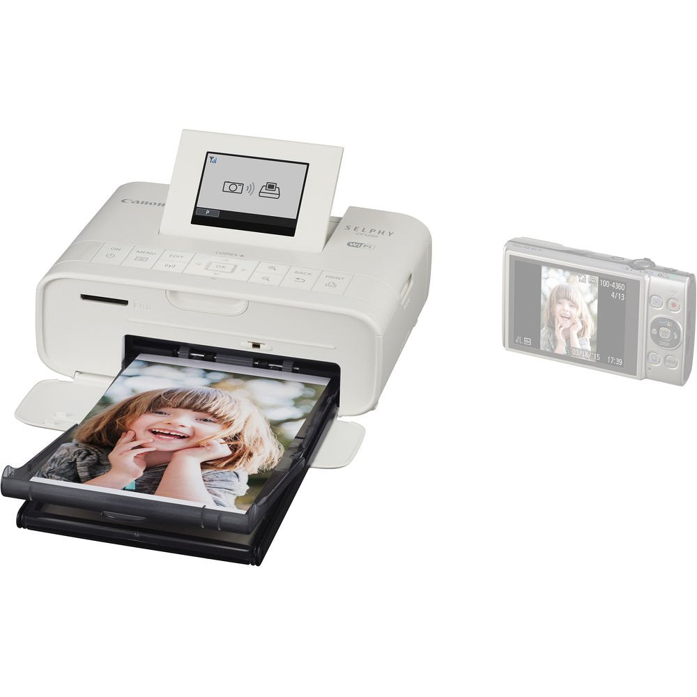 Canon SELPHY CP1200 Wireless Compact Photo Printer (White) image 3