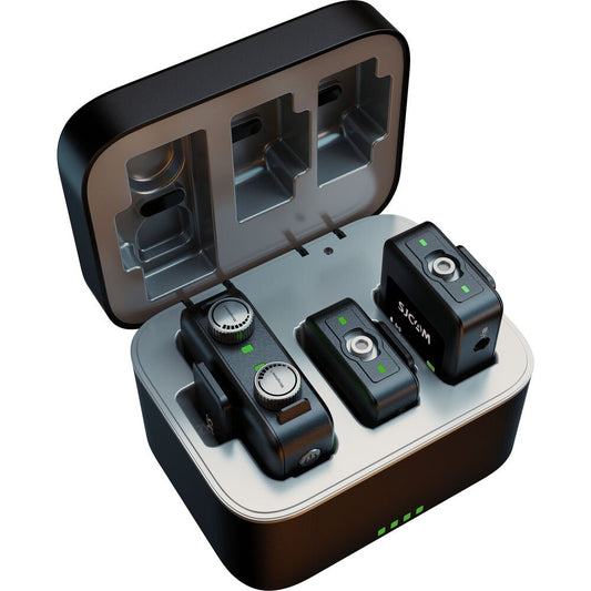 SJCAM M1 2-Person Wireless Microphone System for Cameras and Mobile Devices (2.4 GHz) image 0