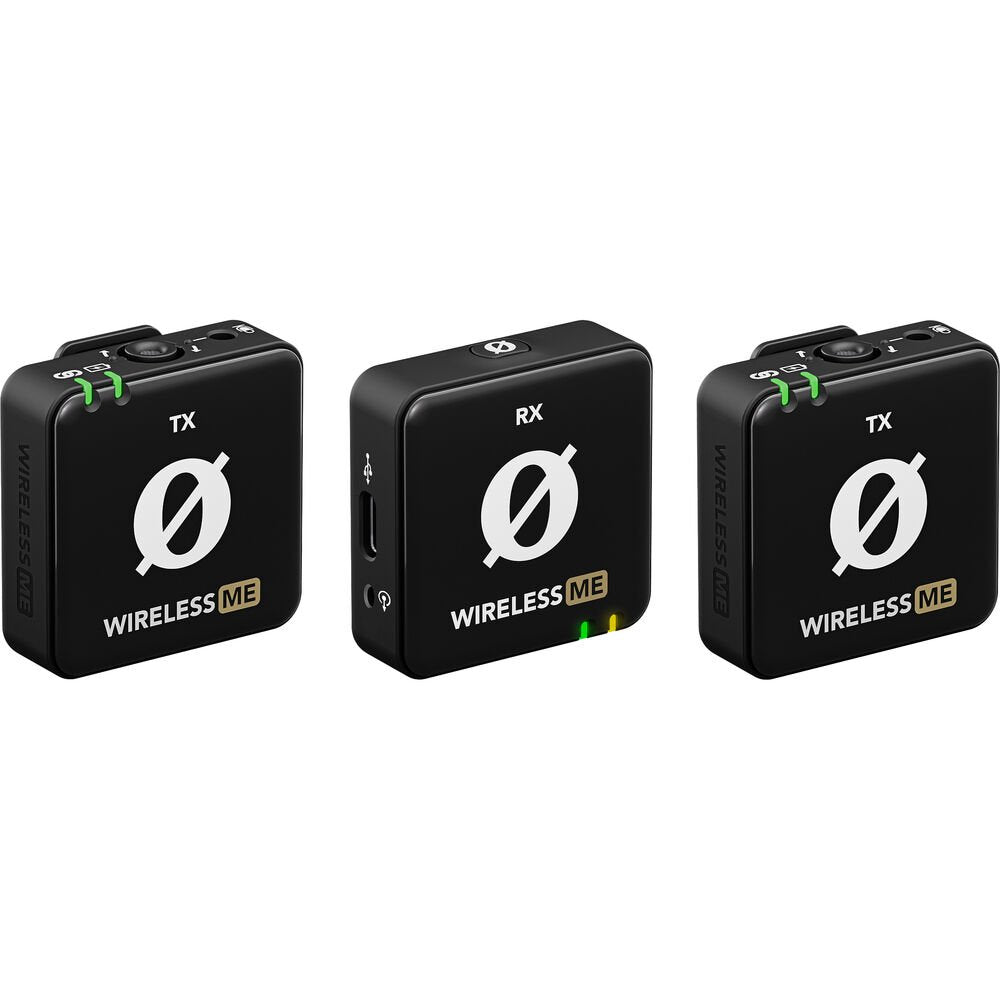 RODE Wireless ME Dual Compact Digital Wireless Microphone System (2.4 GHz, Black) image 1