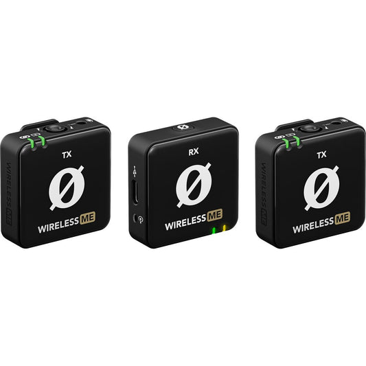 RODE Wireless ME Dual Compact Digital Wireless Microphone System (2.4 GHz, Black) image 1