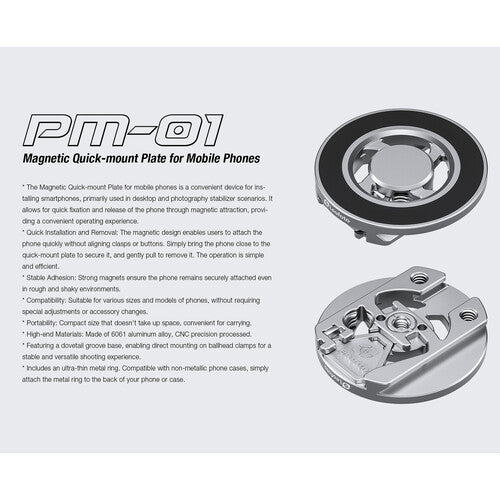 Leofoto Magnetic Quick-Mount Plate image 4