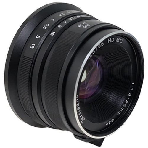 7Artisans 25mm f/1.8 Lens (Fujifilm X, Black) image 2