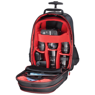 HAMA MIAMI CAMERA TROLLEY BAG 200 BLK/RED image 3