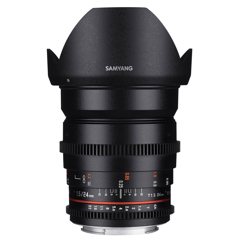 Samyang 24mm T1.5 VDSLRII Cine Lens for Nikon F Mount image 0