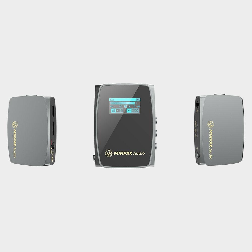 Mirfak WE10 Pro Dual Transmitter Wireless Microphone System image 0