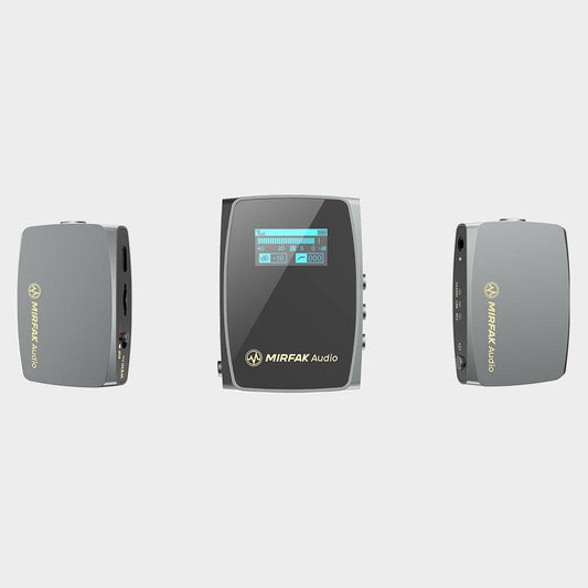 Mirfak WE10 Pro Dual Transmitter Wireless Microphone System image 0