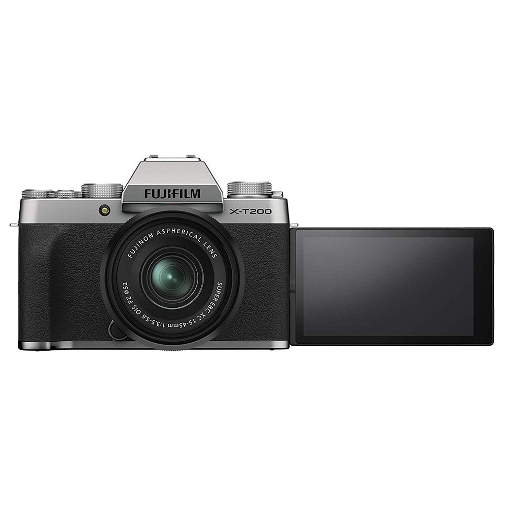 Fujifilm X-T200 Mirrorless Camera with XC 15-45 mm Lens (Silver) image 3