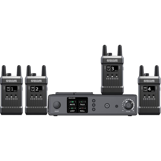 Hollyland Full-Duplex Intercom System with Four Beltpack Transceivers image 0