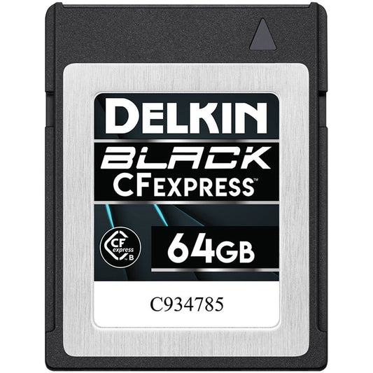 Delkin Devices 64GB BLACK CFexpress Type B Memory Card image 0