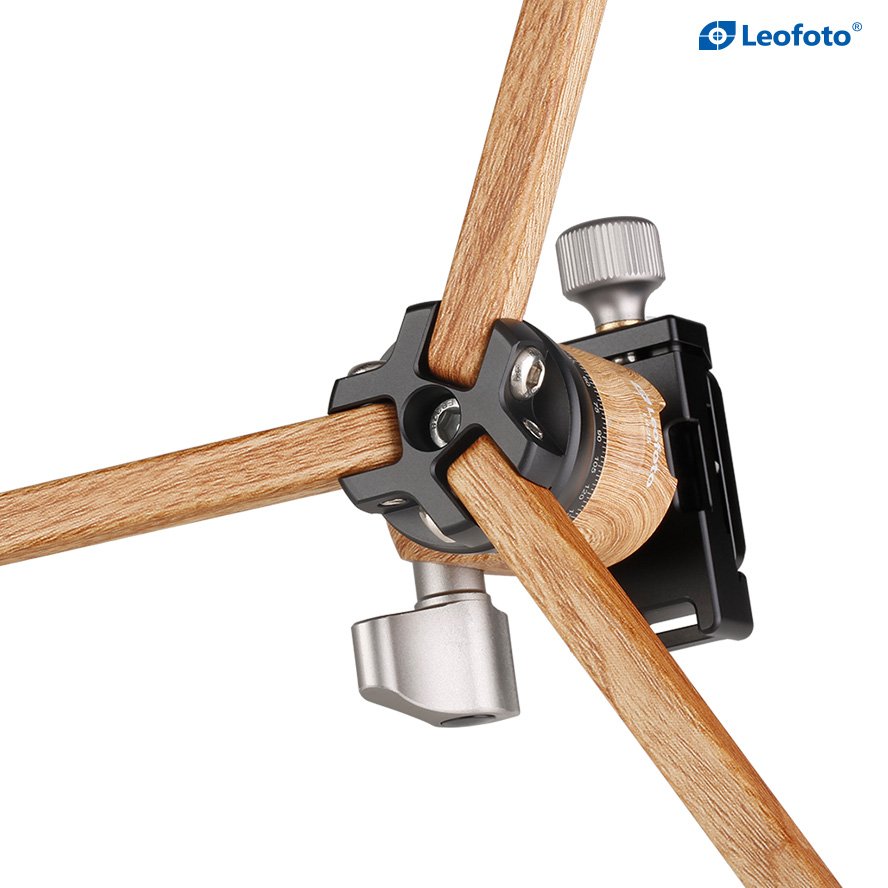 Leofoto MT-01 Mini Tripod with LH-25 Ball Head Wooden image 1