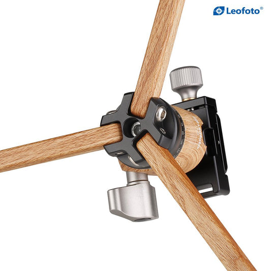 Leofoto MT-01 Mini Tripod with LH-25 Ball Head Wooden image 1