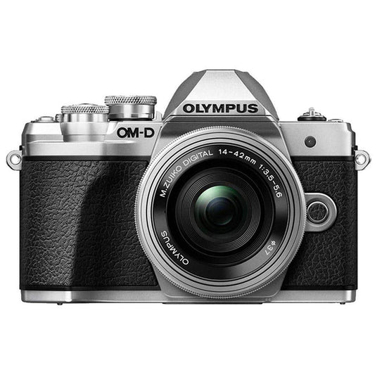 Olympus OM-D E-M10 Mark III Mirrorless Micro Four Thirds Digital Camera with 14-42mm EZ Lens (Silver) image 0