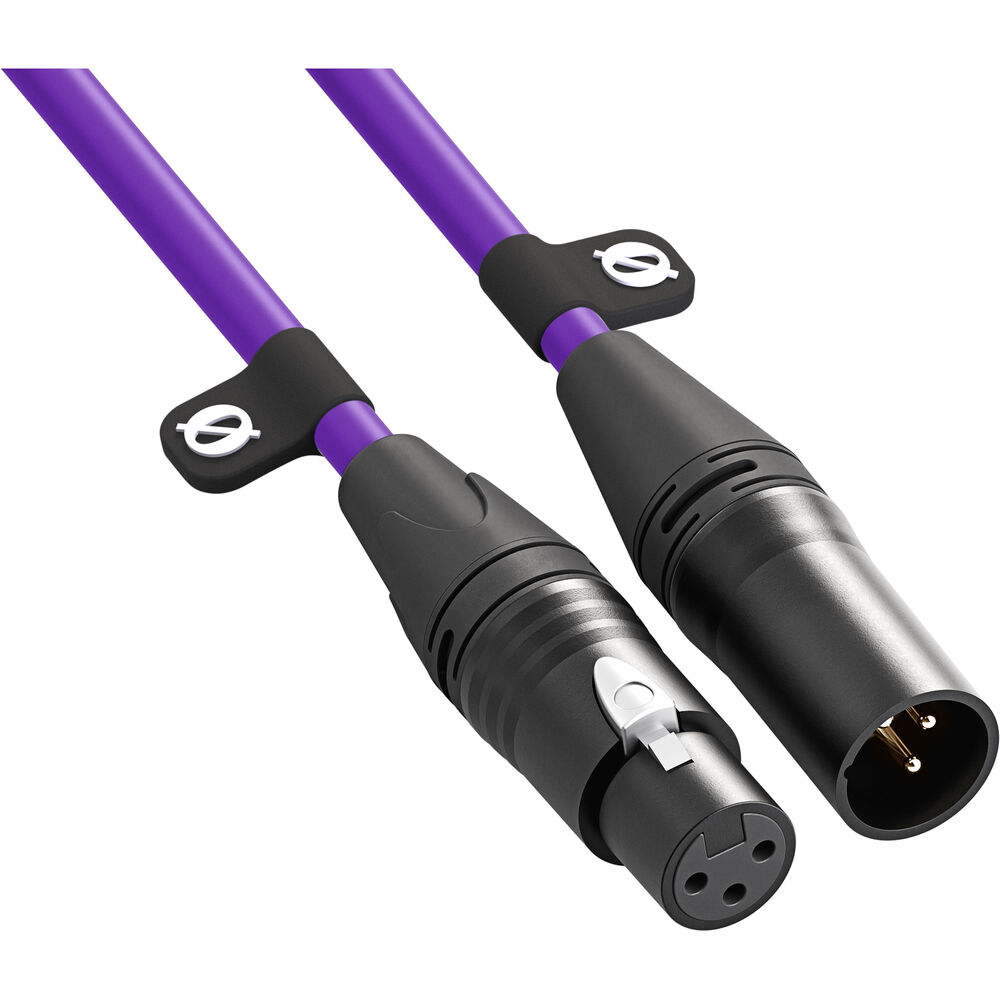RODE XLR Male to XLR Female Cable (19.7',) - PURPLE image