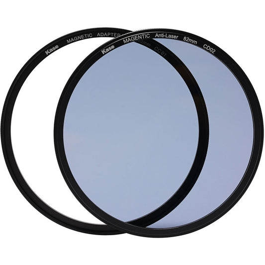 Kase Wolverine Magnetic 82mm Anti-Laser Protective Filter with Adapter Ring image 1