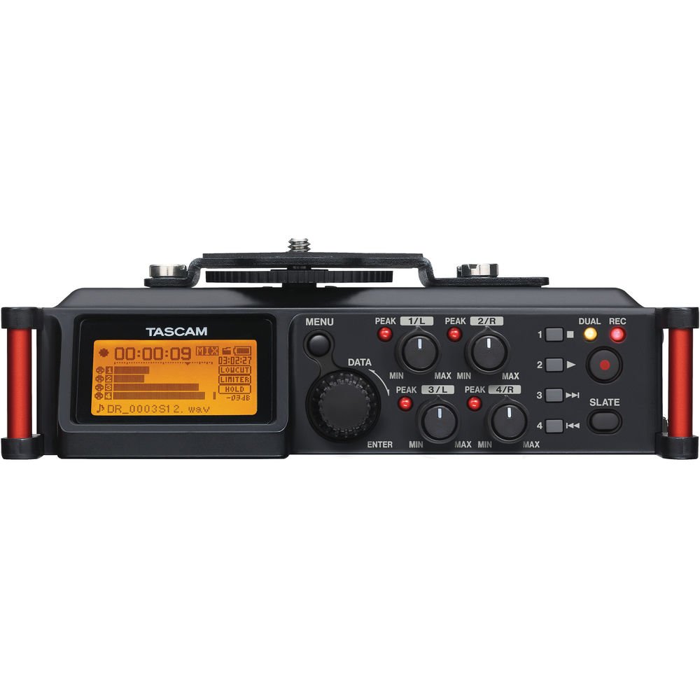 Tascam DR-70D 6-Input / 4-Track Multi-Track Field Recorder image 3