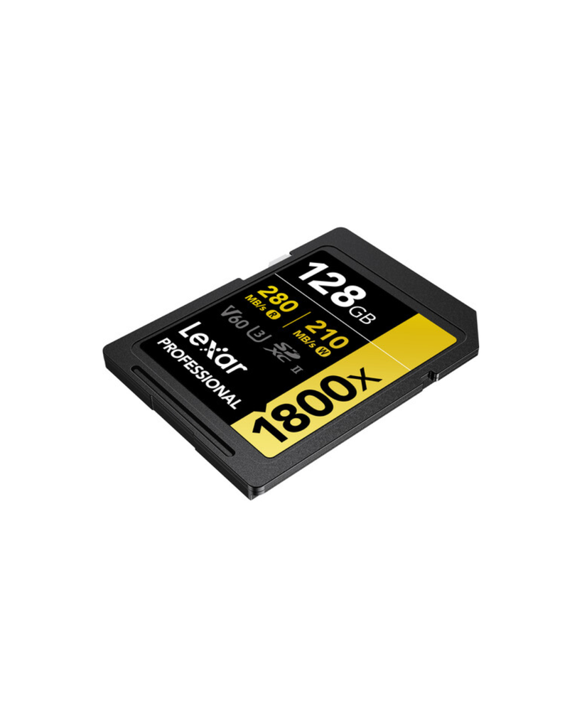 Lexar 128GB Professional 1800x UHS-II SDXC Memory Card