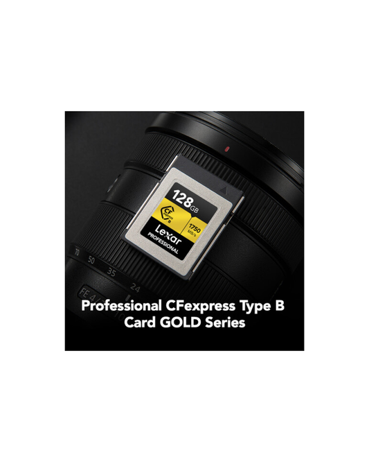 Lexar 128GB Professional CFexpress Type B Card GOLD Series
