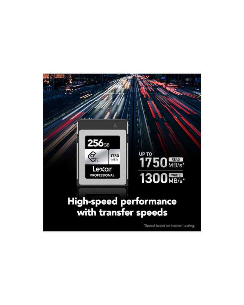 Lexar 256GB Professional CFexpress Type B Card SILVER Series