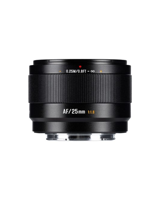 7Artisans Lite Series 25mm f/1.8 AF Lens (Sony E, Black)