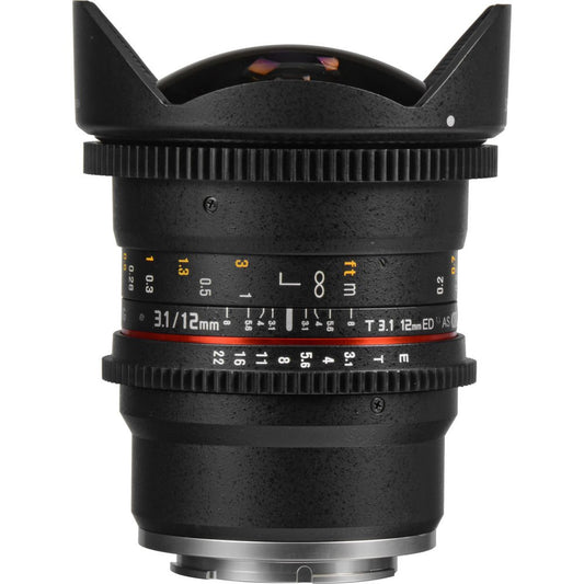 Samyang 12mm T3.1 VDSLR Cine Fisheye Lens for Sony E-Mount image 0
