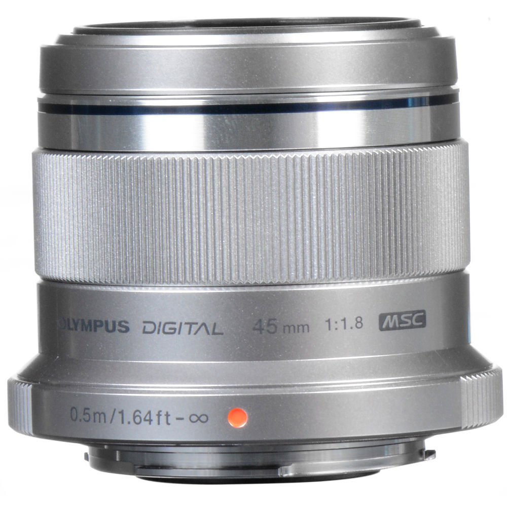 Olympus M.Zuiko Digital 45mm f/1.8 Lens (Silver) image 1