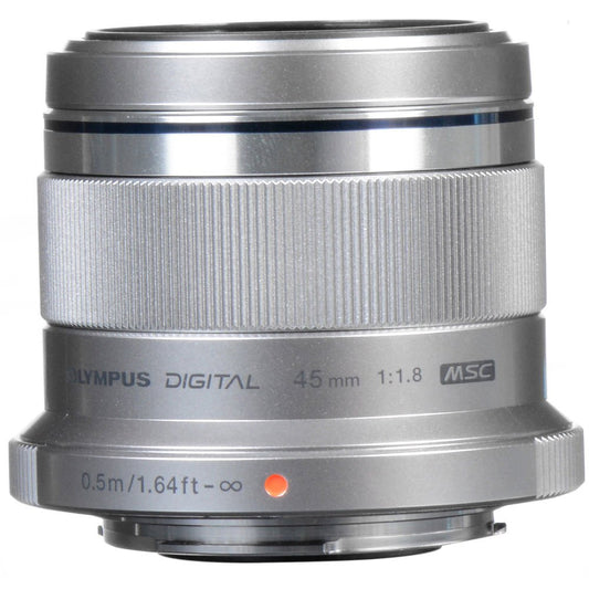 Olympus M.Zuiko Digital 45mm f/1.8 Lens (Silver) image 1