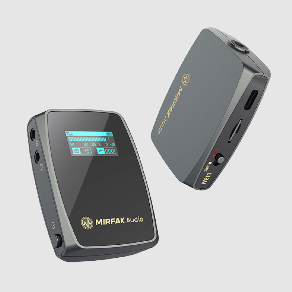 Mirfak WE10 Pro Dual Transmitter Wireless Microphone System image 3