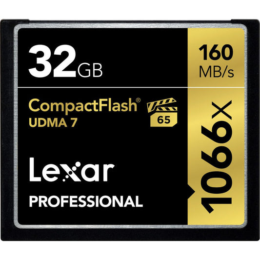 Lexar 32GB Professional 1066x CompactFlash Memory Card image 0