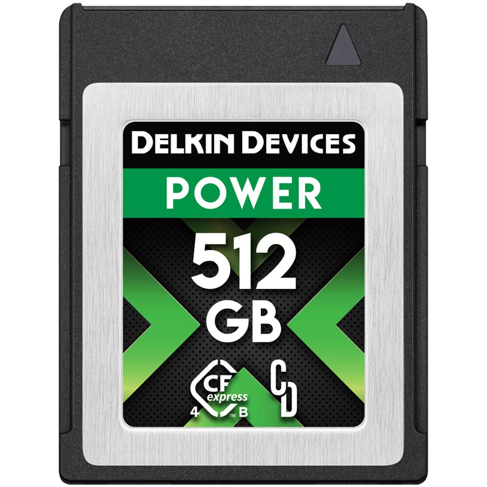 Delkin 512GB POWER 4.0 CFexpress Type B Memory Card image 0