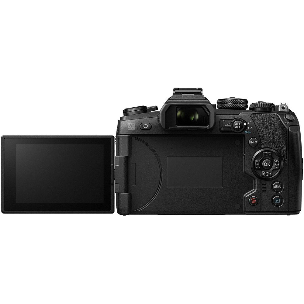 Olympus OM-D E-M1 Mark II Mirrorless Micro Four Thirds Camera with 12-40mm f/2.8 Lens Kit (Black) image 8