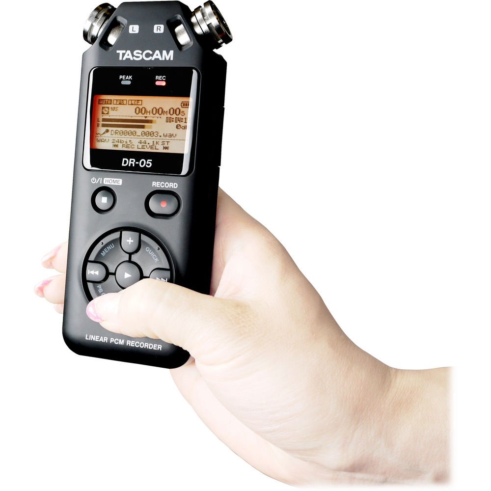 Tascam DR-05 Portable Handheld Digital Audio Recorder (Black) image 3