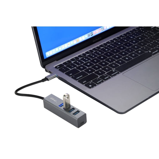 Nextech Usb C To 4 Port Usb 3.0 Hub With Micro Charging NA32C image 1