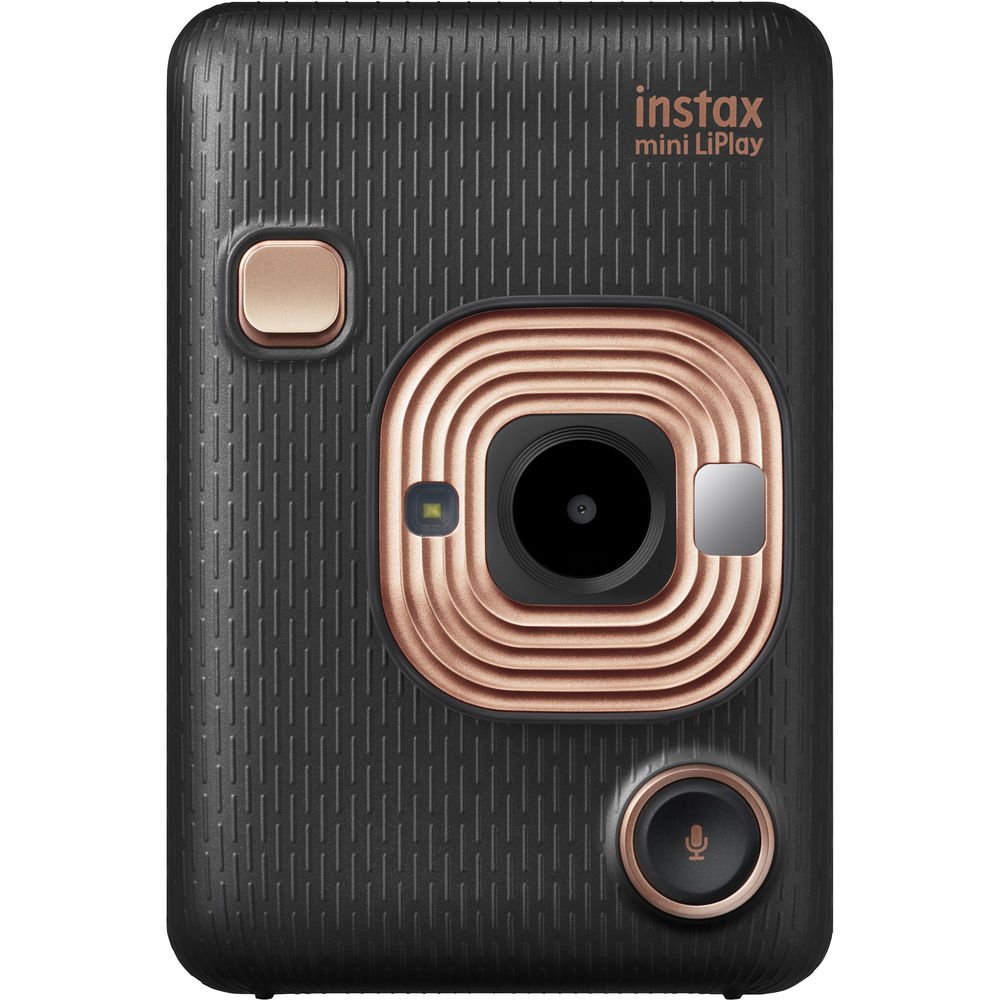 FUJIFILM INSTAX Mini LiPlay Plus Hybrid Instant Camera (Elegant Black) image 0