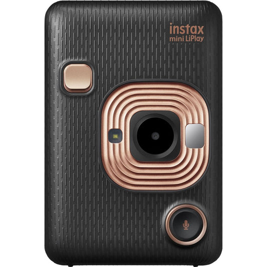 FUJIFILM INSTAX Mini LiPlay Plus Hybrid Instant Camera (Elegant Black) image 0