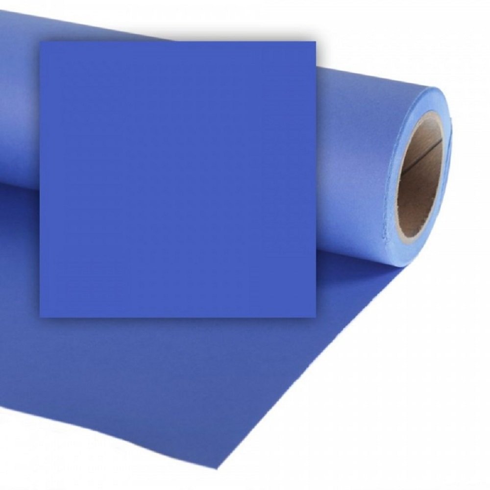 COLORAMA 2.72 X 11M CHROMA BLUE PAPER PHOTOGRAPHY STUDIO BACKDROP image 0