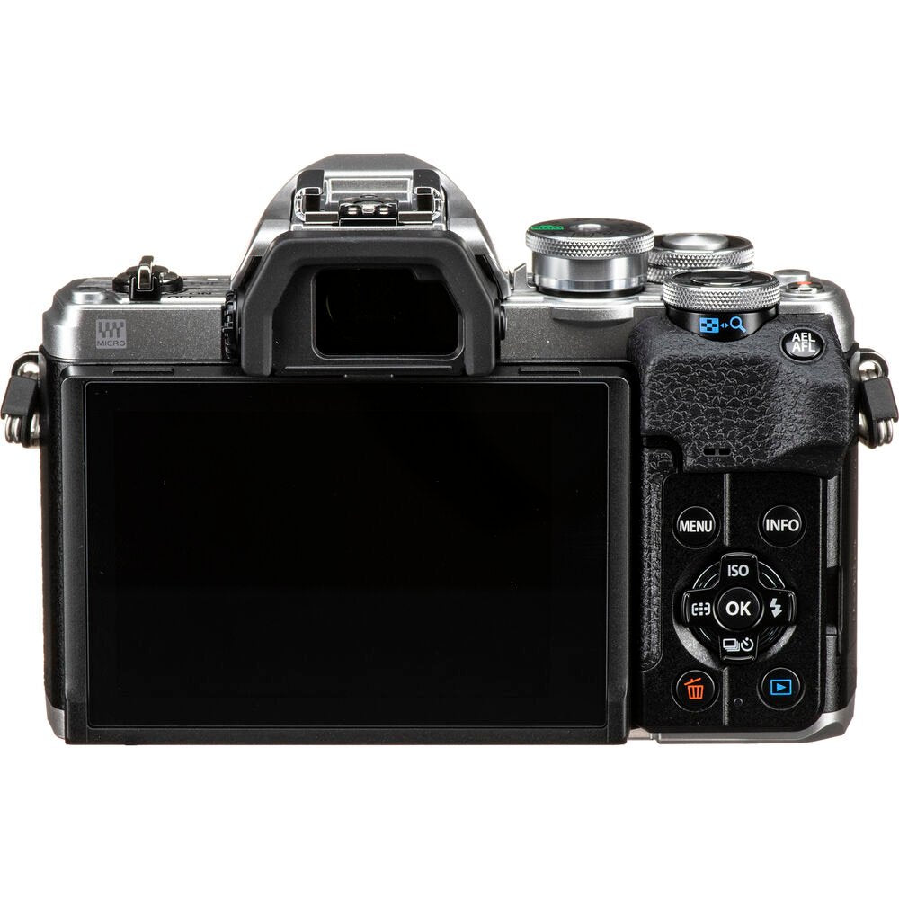 Olympus OM-D E-M10 Mark IV Mirrorless Camera with 14-42mm EZ Lens (Silver) image 1