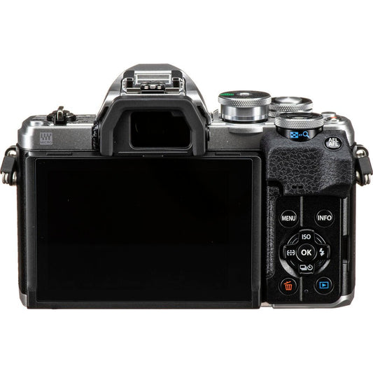 Olympus OM-D E-M10 Mark IV Mirrorless Camera with 14-42mm EZ Lens (Silver) image 1