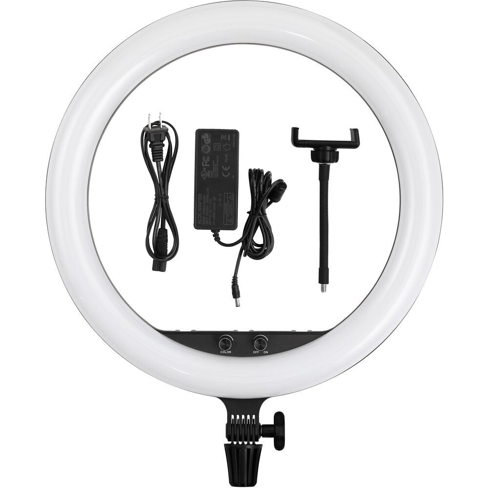 Godox LR150 Bi-Color LED Ring Light (18", Black) image 0
