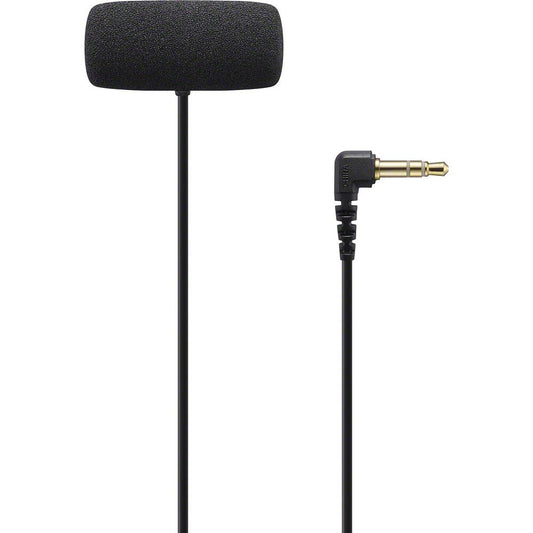 Sony ECM-LV1 Compact Stereo Lavalier Microphone with 3.5mm TRS Connector image 1
