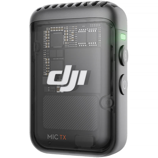 DJI Mic 2 Clip-On Transmitter/Recorder with Built-In Microphone (2.4 GHz, Shadow Black) image 0