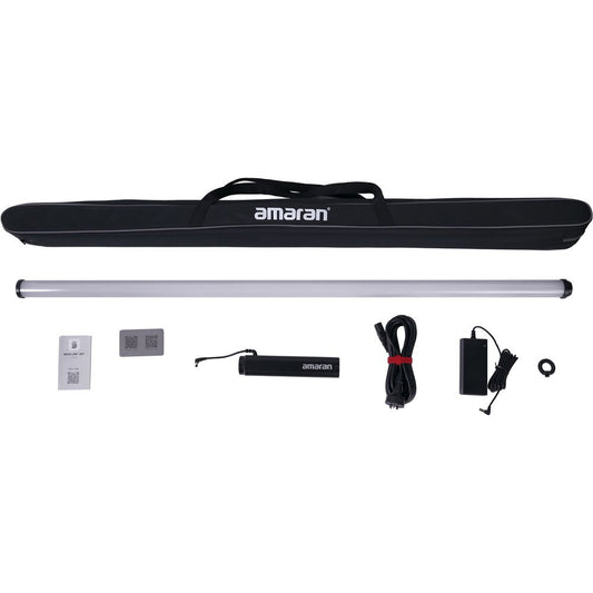 amaran T2c RGBWW LED Tube Light with Battery Grip image 0