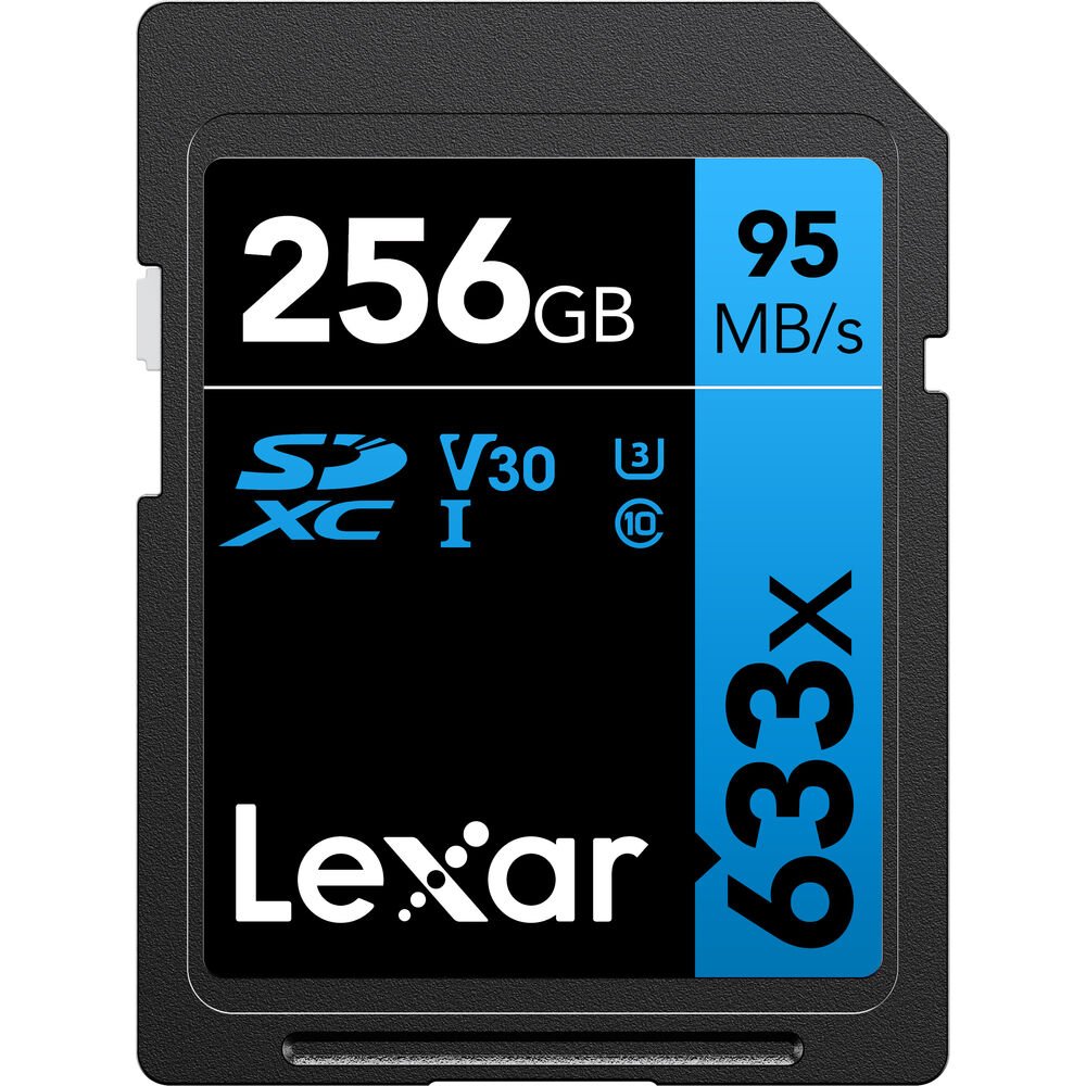 Lexar 256GB Professional 633x UHS-I SDXC Memory Card image 0