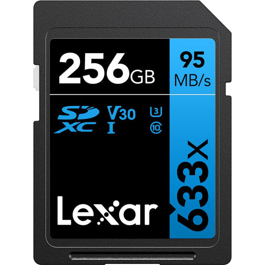 Lexar 256GB Professional 633x UHS-I SDXC Memory Card image 0