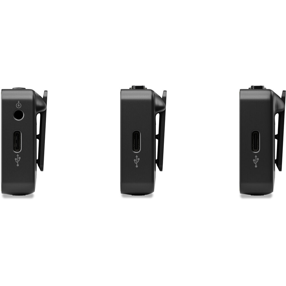 RODE Wireless GO (Gen 3) 2-Person Compact Digital Wireless Microphone System/Recorder (2.4 GHz, Black) image 2