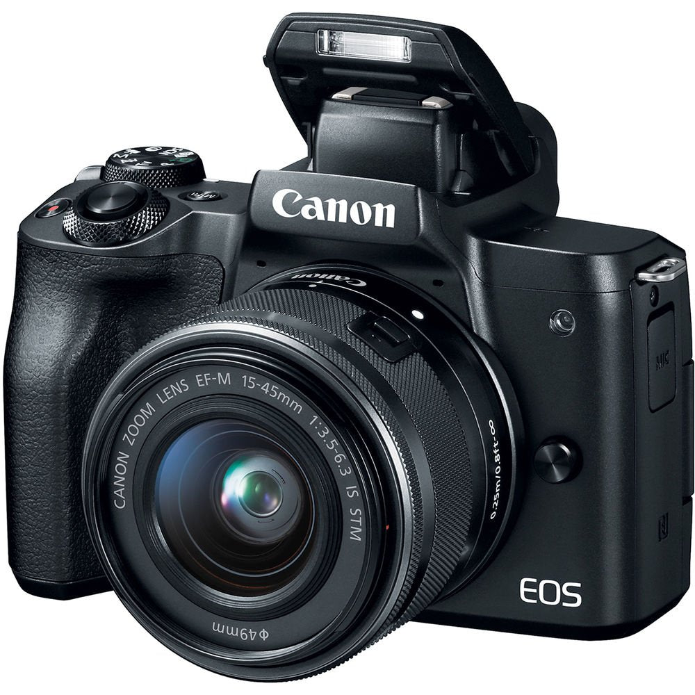 Canon EOS M50 Mirrorless Camera with 15-45mm Lens Kit (Black) image 2