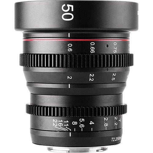 Meike 50mm T2.2 Manual Focus Cinema Lens (MFT Mount) image 0