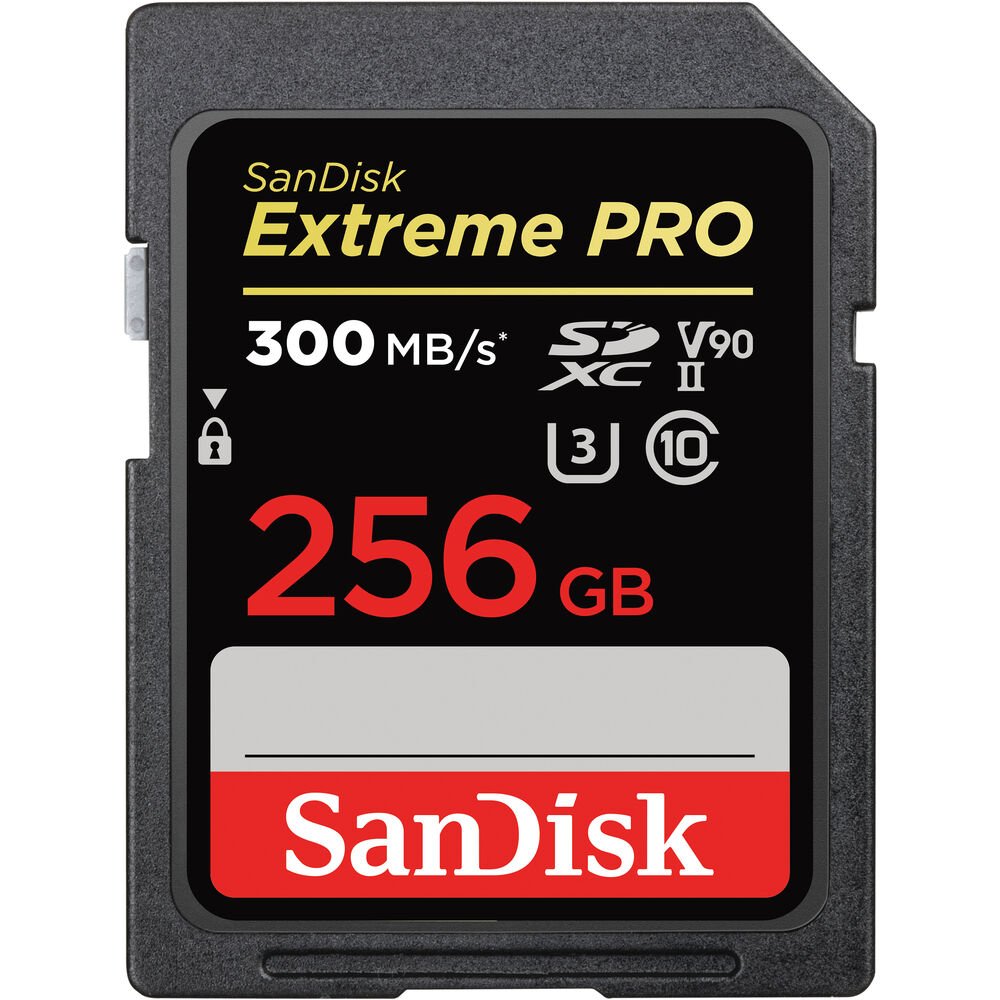 SanDisk 256GB Extreme PRO UHS-II SDXC Memory Card image 0