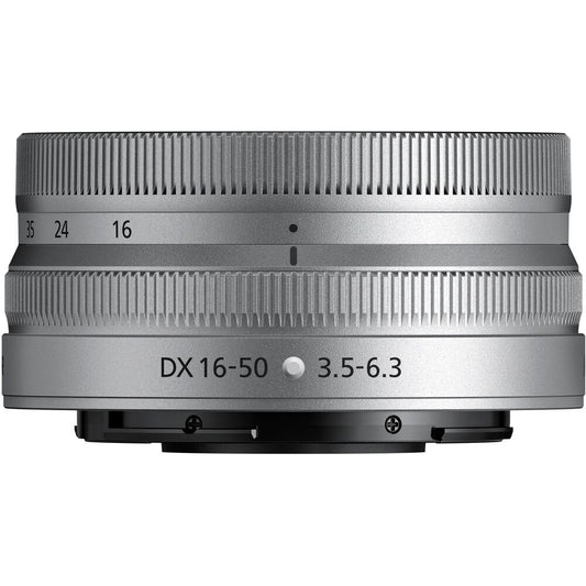 Nikon NIKKOR Z DX 16-50mm f/3.5-6.3 VR Lens (Silver) image 1