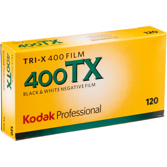 Kodak Professional Tri-X 400 Black and White Negative Film (120 Roll Film, 5-Pack) image 0