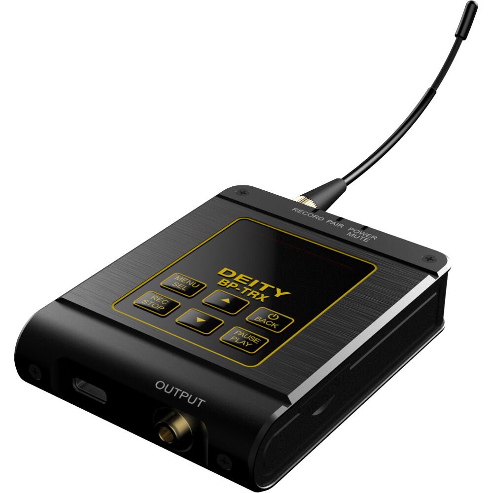 Deity Microphones BP-TRX Compact Microphone Recorder and Wireless Transceiver with Timecode I/O (2.4 GHz) image 1